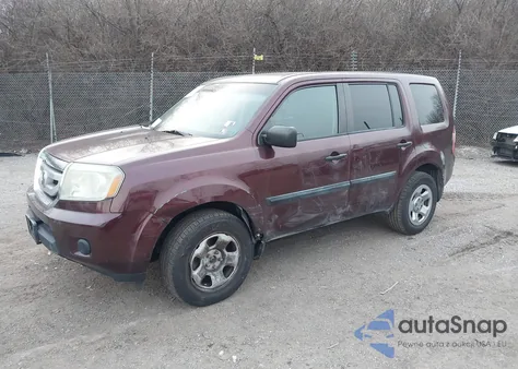 2011 Honda Pilot Lx из США, поврежденный, VIN 5FNYF4H20BB055342